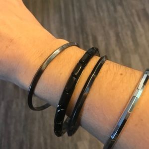 4 bangle bracelets